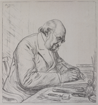 31791 Portret van Nicolaas Beets, geboren 1814, Hervormd predikant te Utrecht (1854-1874), hoogleraar in de theologie ...